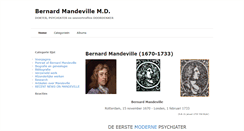 Desktop Screenshot of bernard-mandeville.nl